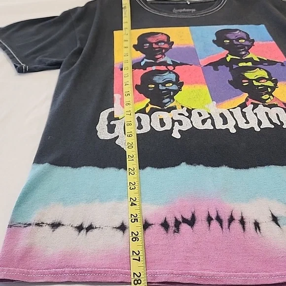 Goosebumps Men's Unisex Black Multicolor "Slappy" Dummy Graphic Tee Shirt, sz MD - Picture 6 of 8